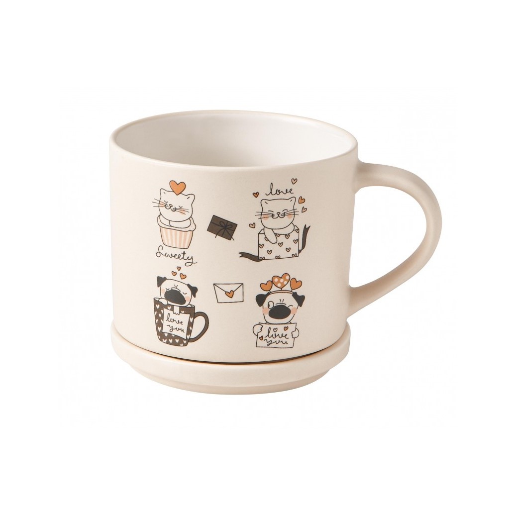Acquista online Brandani set 2 Pets mugs dogs and cats cod.52287 Brandani